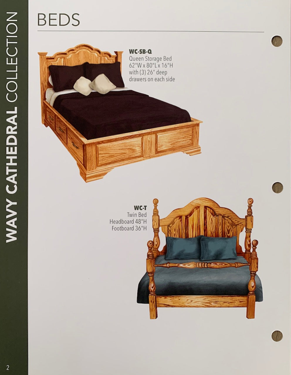 Wavy Cathedral Bedroom Set