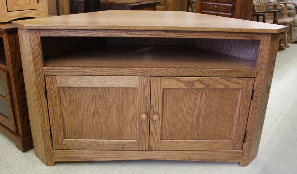 Lancaster Mission 52” Corner TV Stand