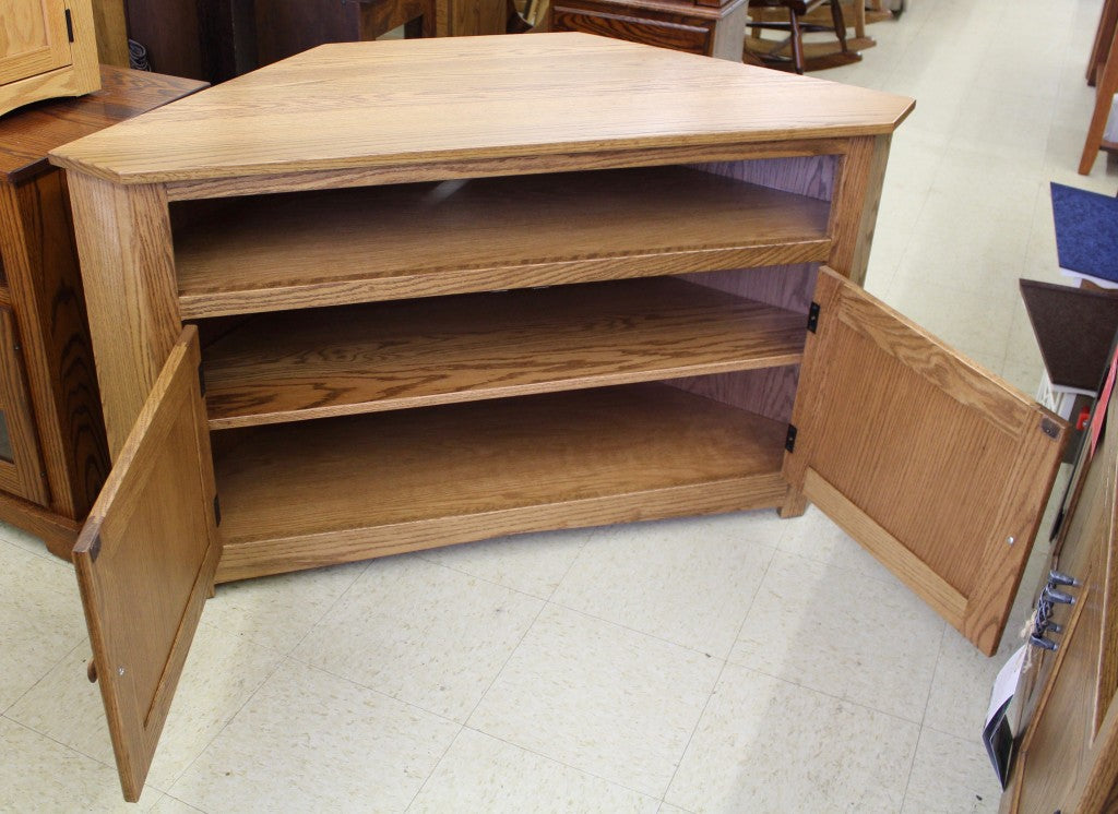 Lancaster Mission 52” Corner TV Stand