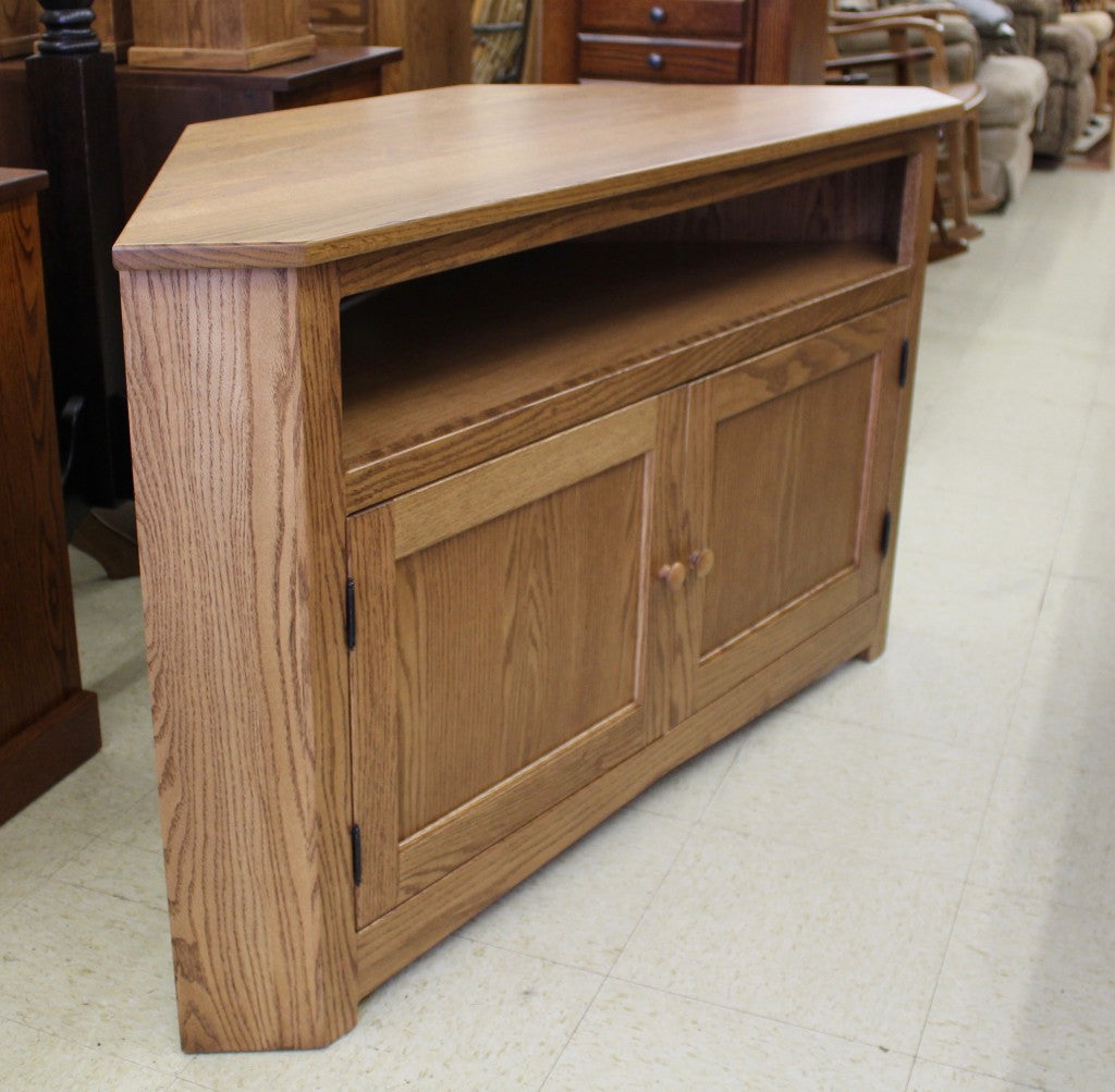 Lancaster Mission 52” Corner TV Stand