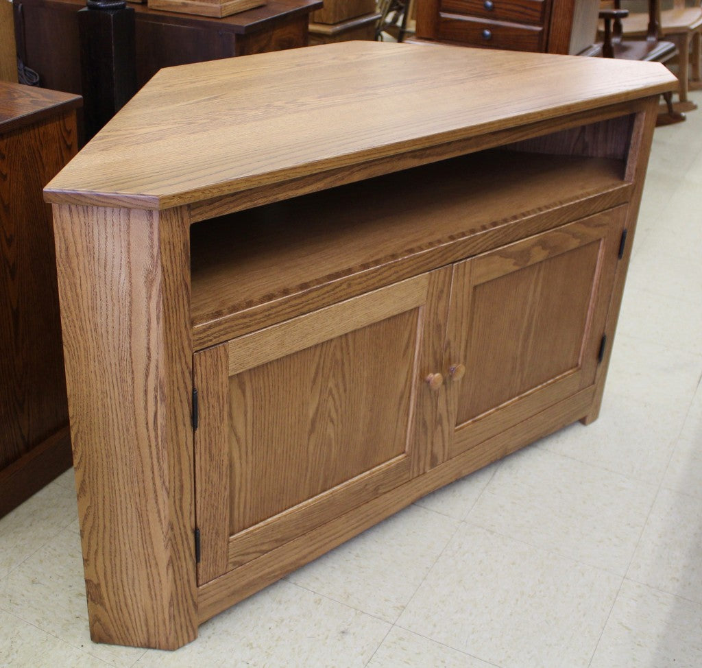 Lancaster Mission 52” Corner TV Stand