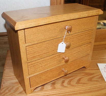 4 Drawer Shaker Jewelry Chest