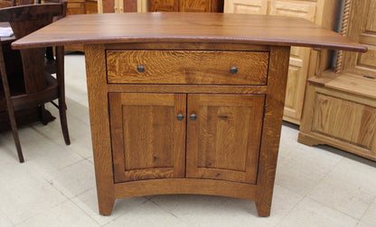 Bowed Top Rustic 1/4 Sawn Oak Island