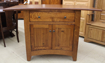 Bowed Top Rustic 1/4 Sawn Oak Island