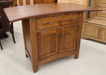 Bowed Top Rustic 1/4 Sawn Oak Island