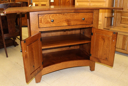 Bowed Top Rustic 1/4 Sawn Oak Island