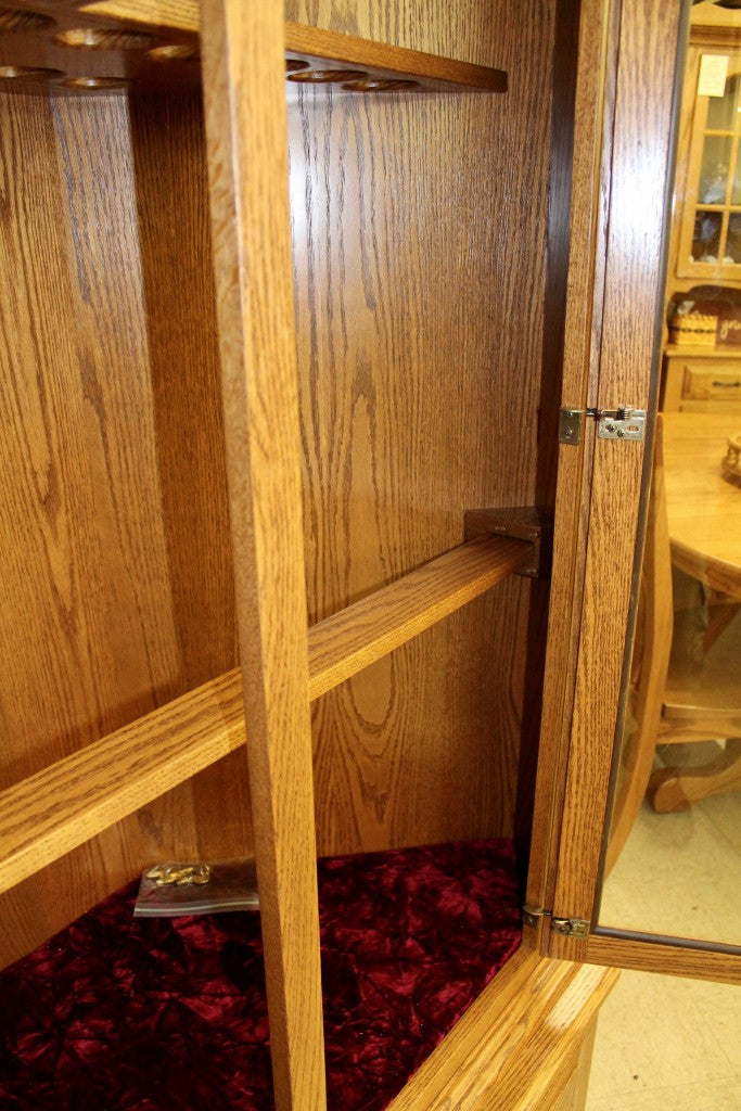 17 Gun Traditional Corner Cabinet