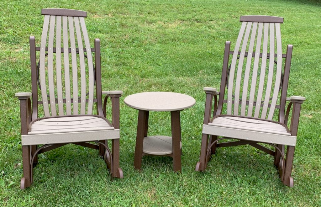 Poly Round End Table