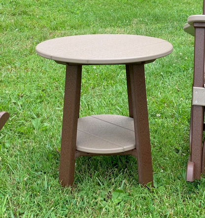 Poly Round End Table