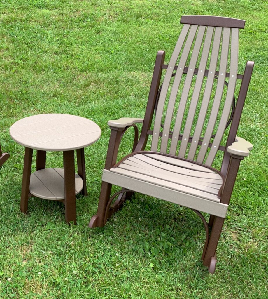 Poly Round End Table