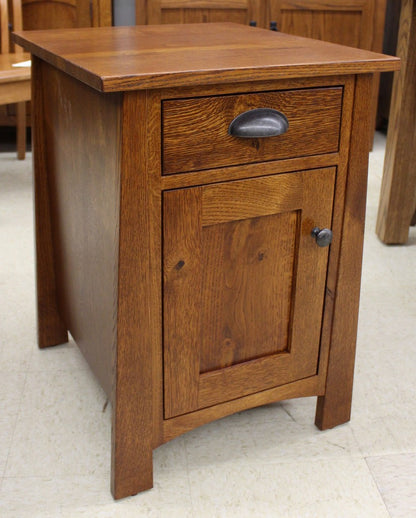 Craftsmen 1-Door Chair Side Table - Custom 26" Tall