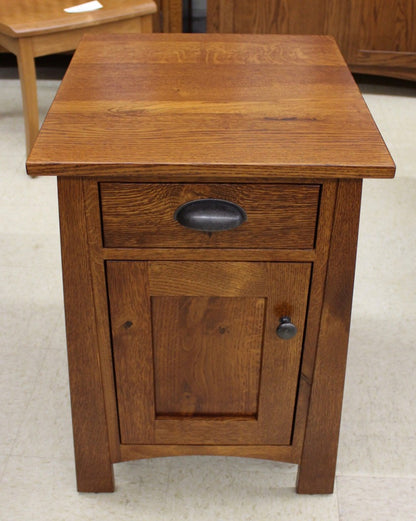 Craftsmen 1-Door Chair Side Table - Custom 26" Tall