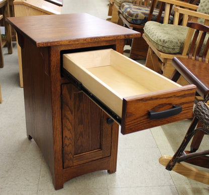 Lancaster Mission One Door Chair Side Table