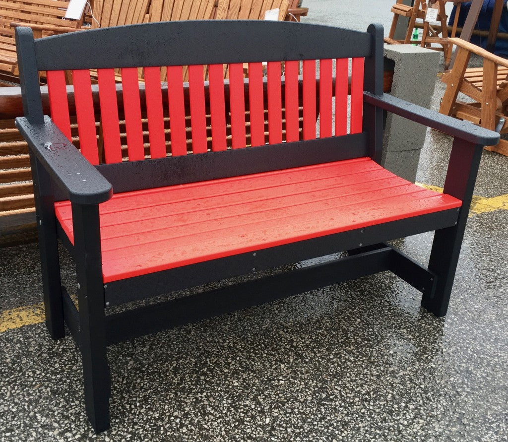 Poly 4′ Garden Bench