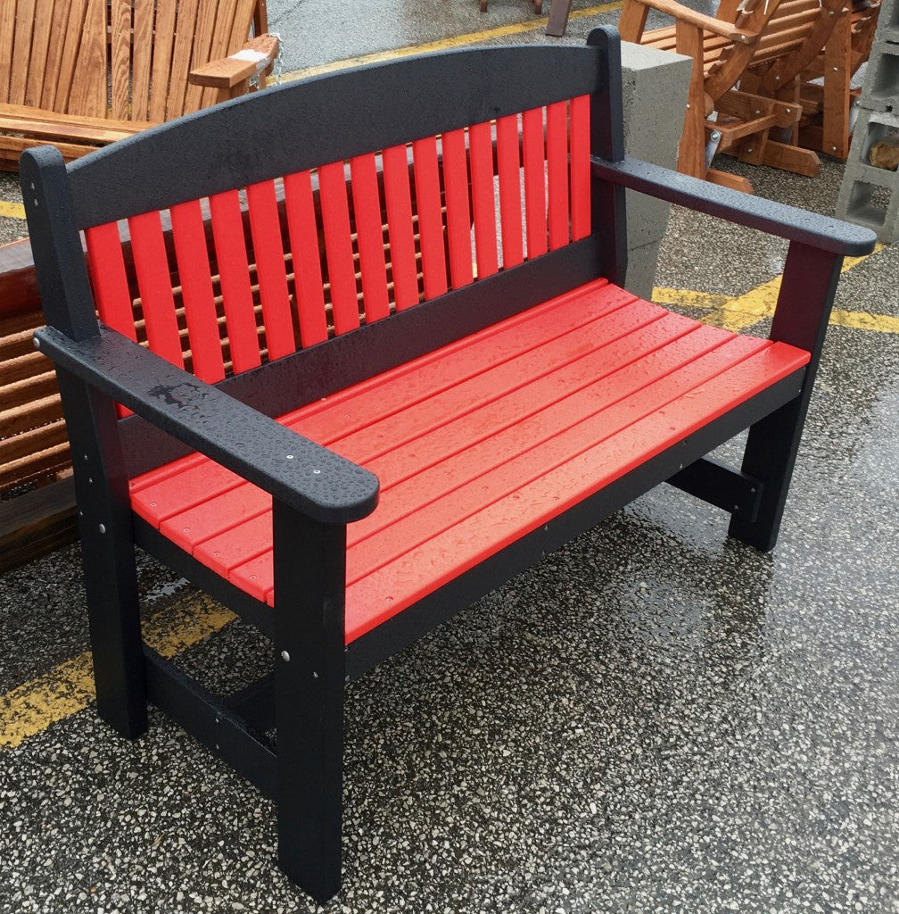 Poly 4′ Garden Bench