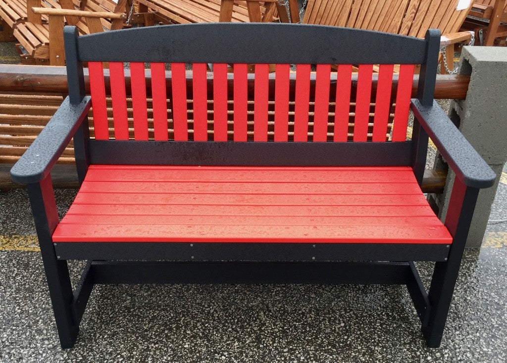 Poly 4′ Garden Bench