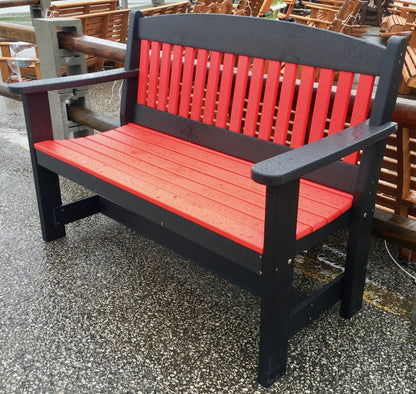 Poly 4′ Garden Bench