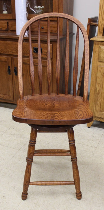 24″ Bent Back Bar Stool