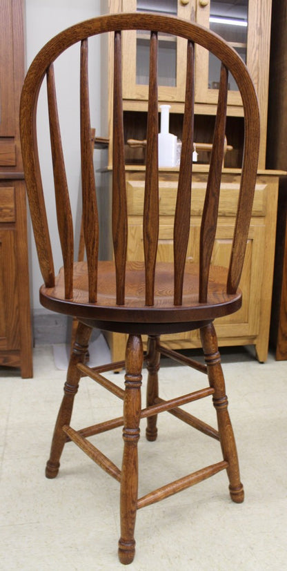 24″ Bent Back Bar Stool