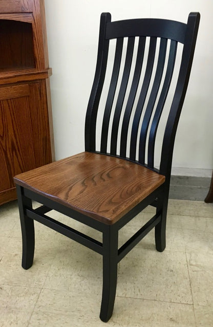 Mission Bowed Top Side Chair