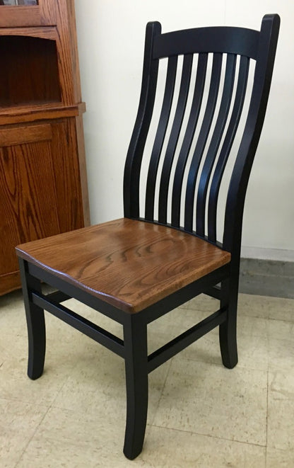 Mission Bowed Top Side Chair