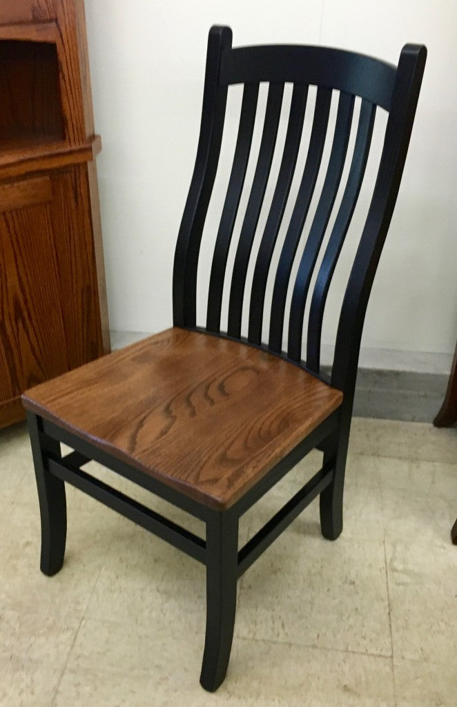 Mission Bowed Top Side Chair