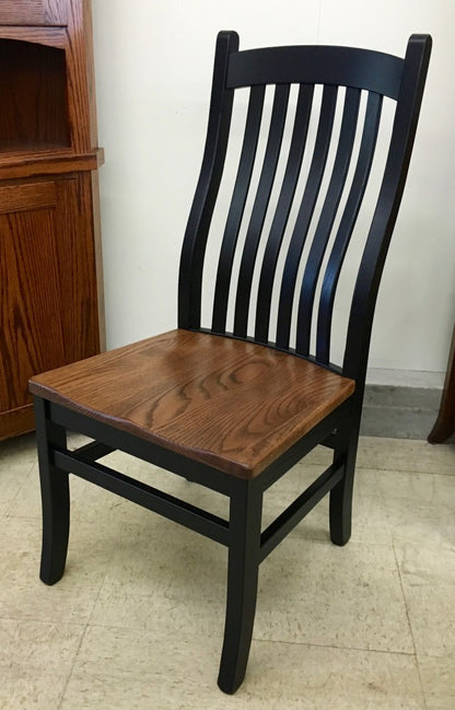 Mission Bowed Top Side Chair