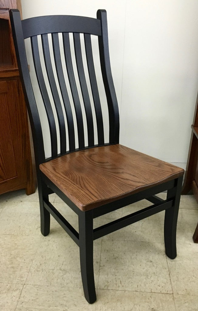 Mission Bowed Top Side Chair