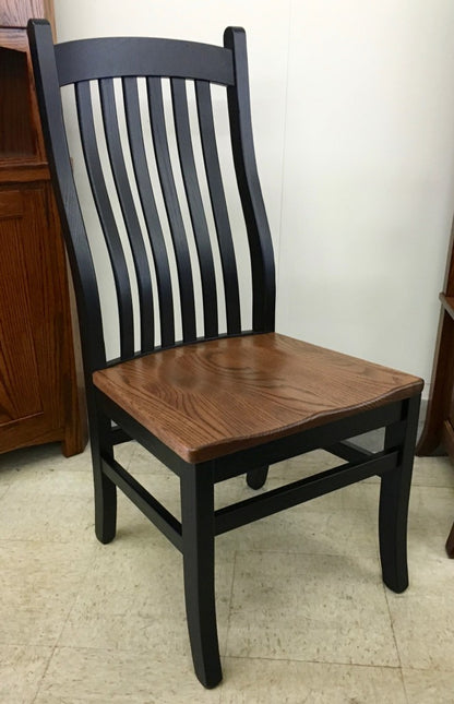 Mission Bowed Top Side Chair