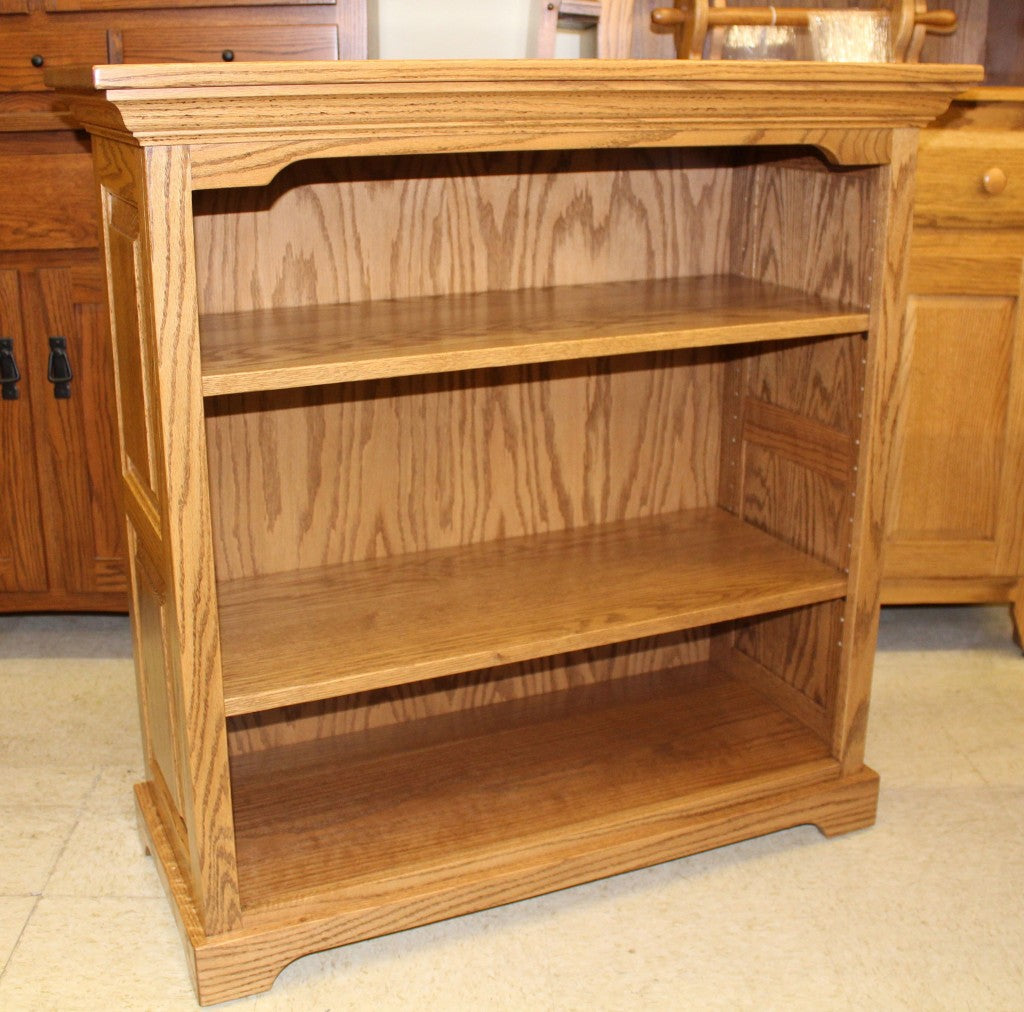 Raised Panel Deluxe Bookcase 30"