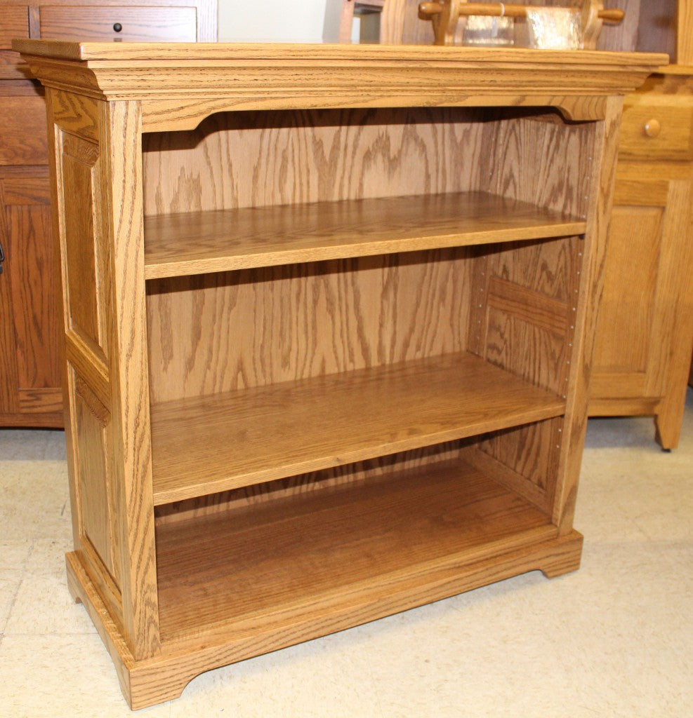 Raised Panel Deluxe Bookcase 36"