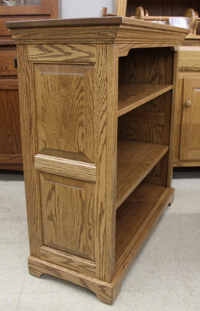 Raised Panel Deluxe Bookcase 24"