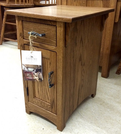 Lancaster Mission One Door Chair Side Table