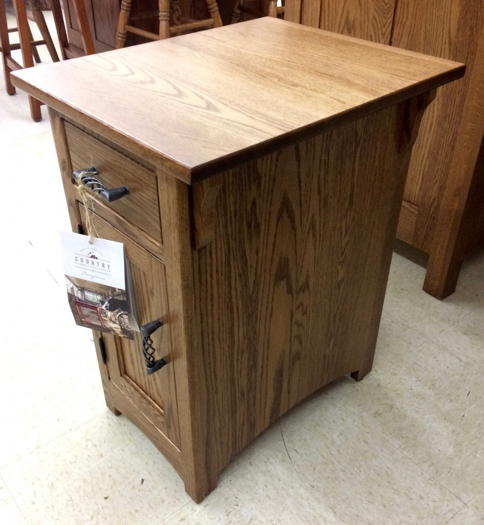 Lancaster Mission One Door Chair Side Table