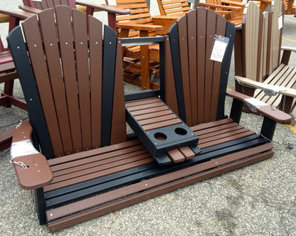 Poly 5′ Adirondack Swing with Fold Down