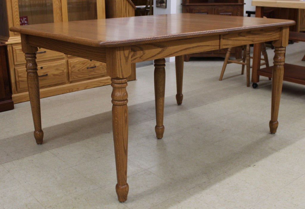 42″ x 60″ Turned Leg Table