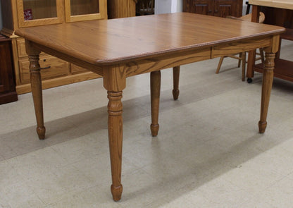 42″ x 60″ Turned Leg Table