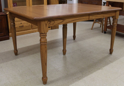 42″ x 60″ Turned Leg Table