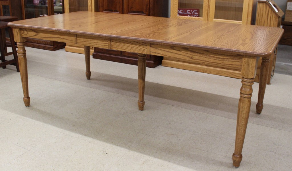 42″ x 60″ Turned Leg Table