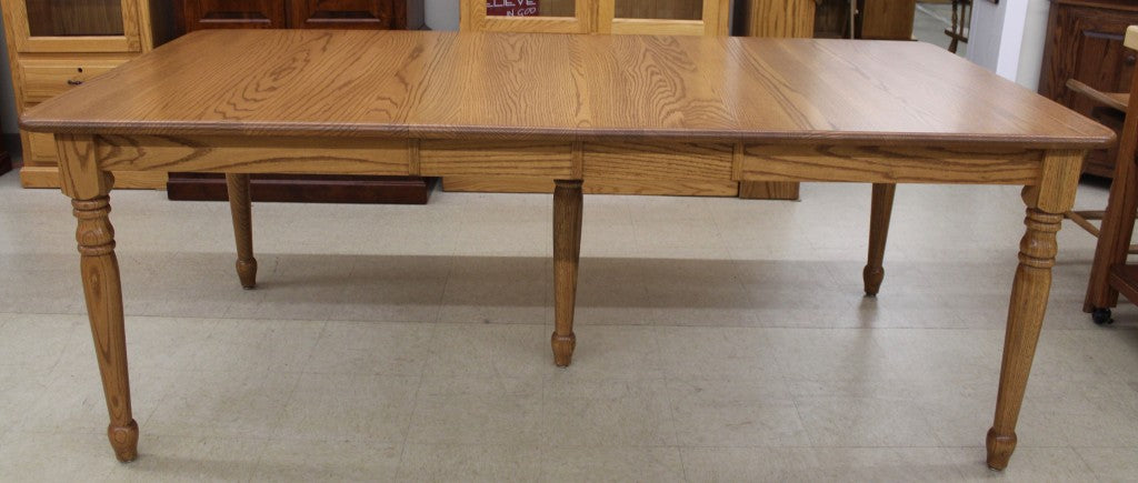 42″ x 60″ Turned Leg Table