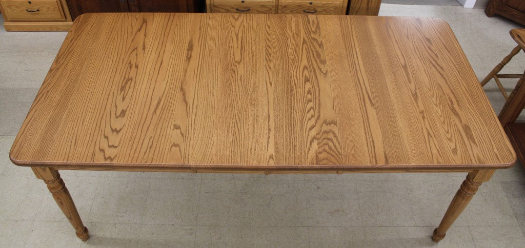 42″ x 60″ Turned Leg Table