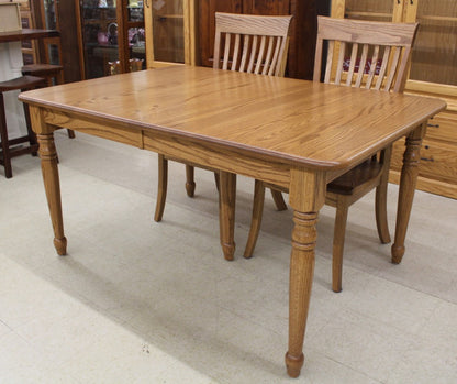 42″ x 60″ Turned Leg Table