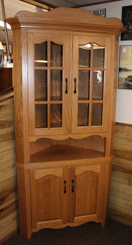 30″ Corner Country Hutch