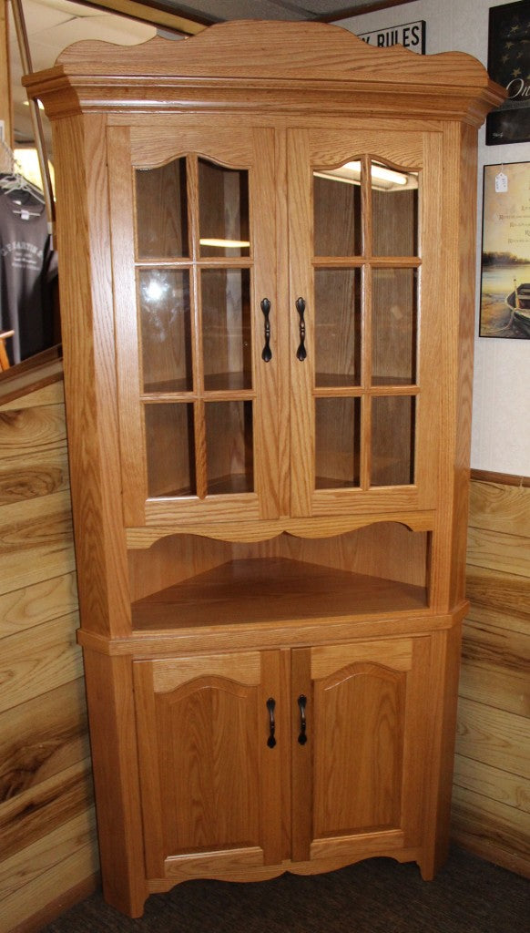 30″ Corner Country Hutch