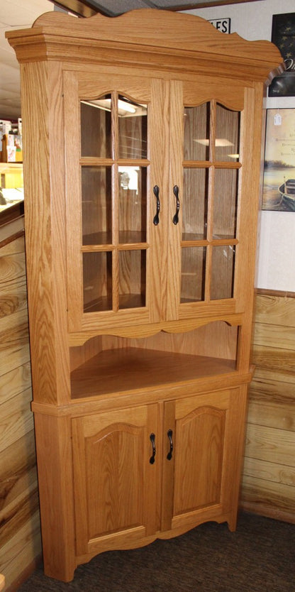 30″ Corner Country Hutch