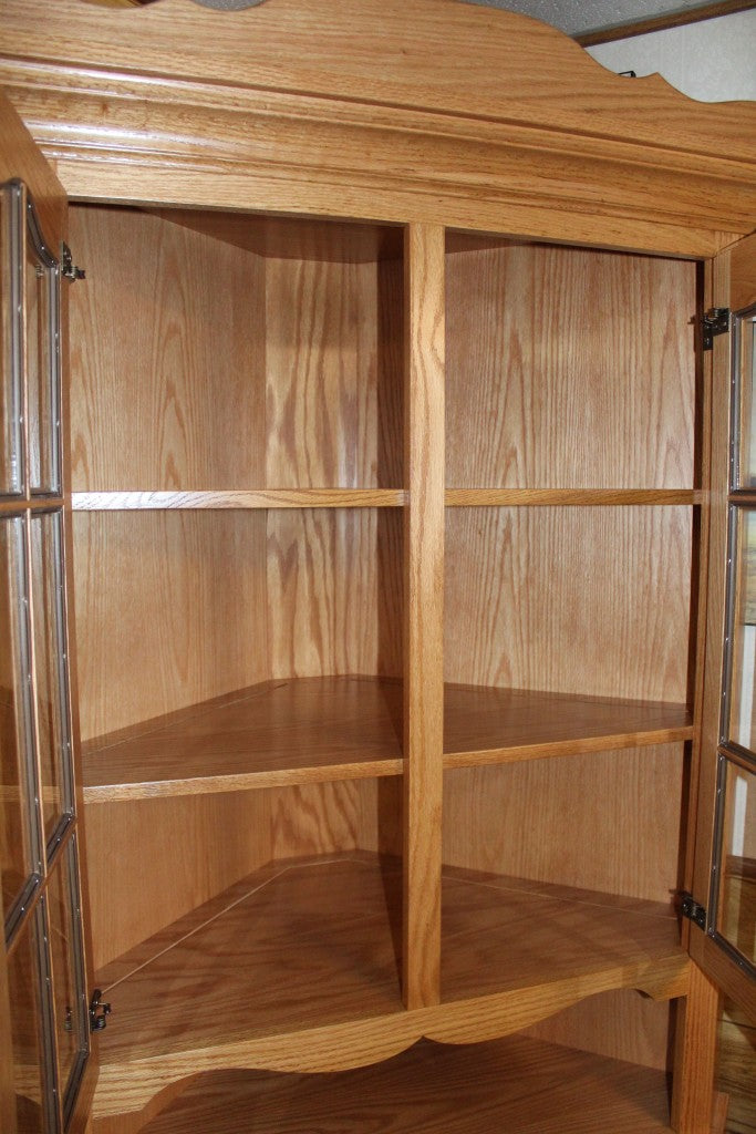 30″ Corner Country Hutch