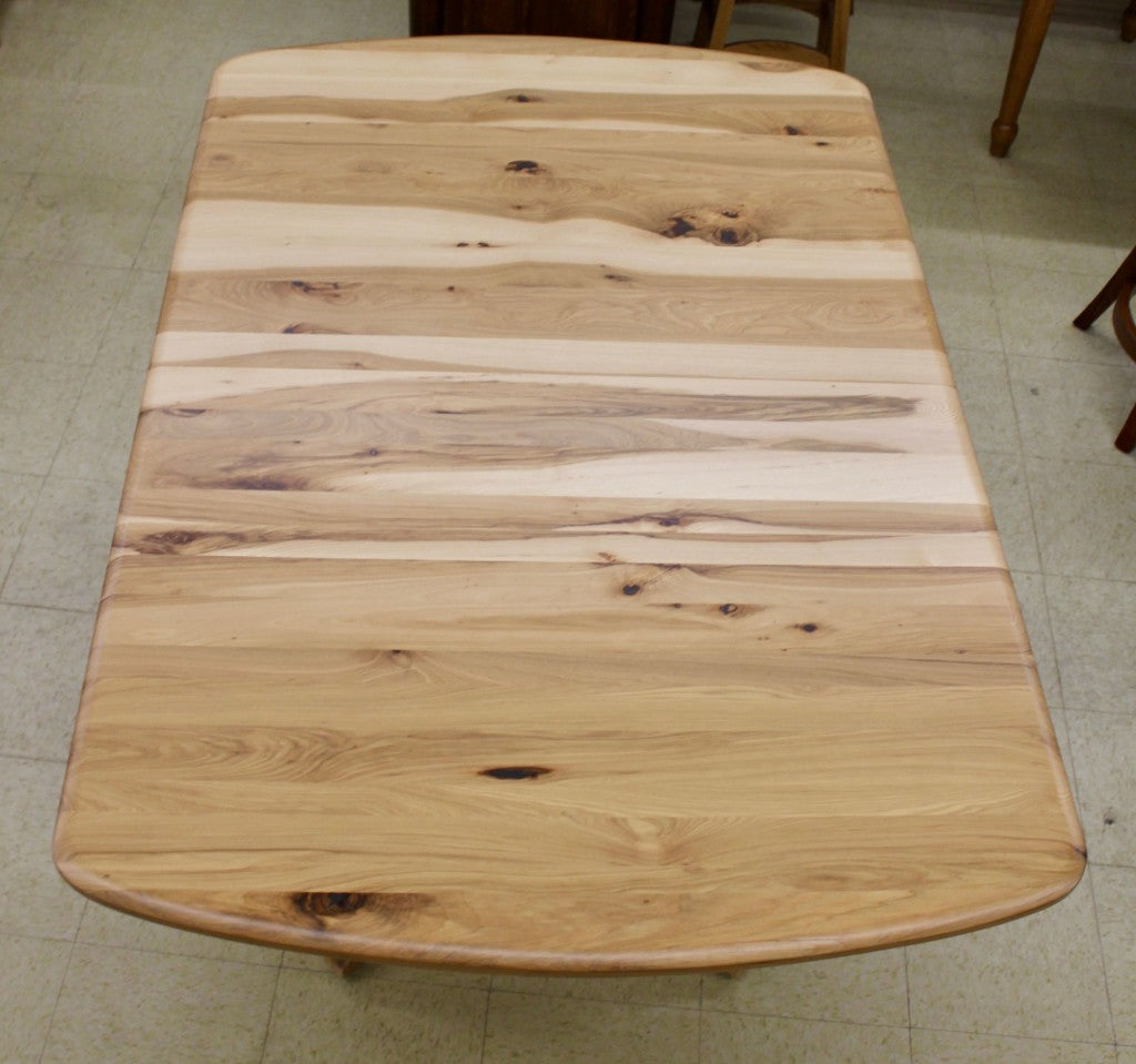 Galveston Double Pedestal Table in Rustic Hickory