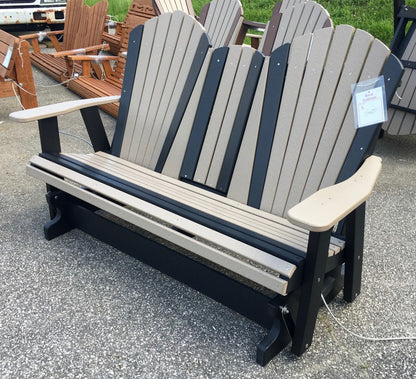 Poly 5′ Adirondack Glider with Fold Down