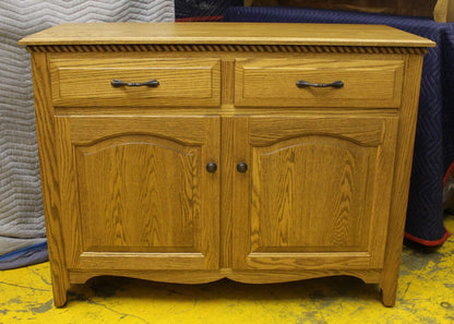 47" Country Server with Rope Twist Trim Molding