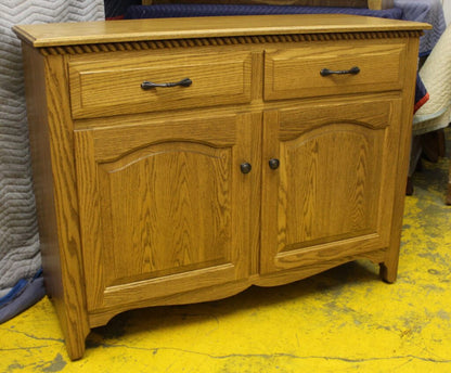 47" Country Server with Rope Twist Trim Molding